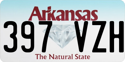 AR license plate 397VZH