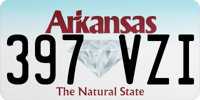 AR license plate 397VZI