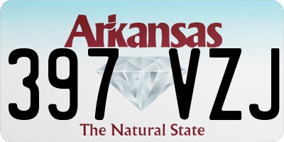 AR license plate 397VZJ