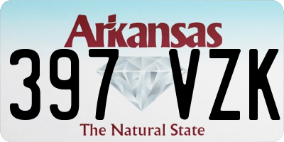 AR license plate 397VZK