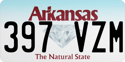 AR license plate 397VZM