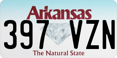 AR license plate 397VZN