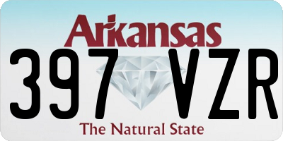 AR license plate 397VZR