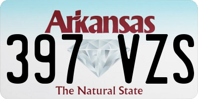 AR license plate 397VZS
