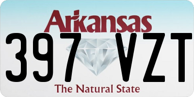 AR license plate 397VZT