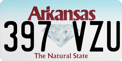 AR license plate 397VZU