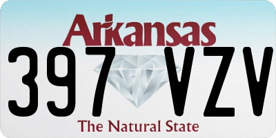 AR license plate 397VZV