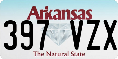 AR license plate 397VZX