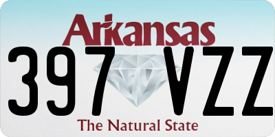 AR license plate 397VZZ
