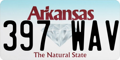 AR license plate 397WAV