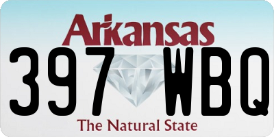 AR license plate 397WBQ