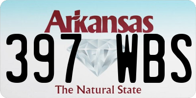 AR license plate 397WBS