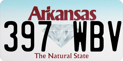 AR license plate 397WBV