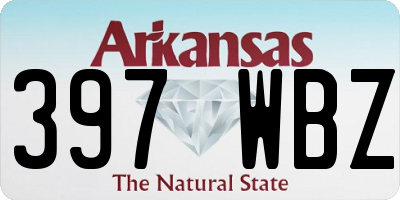 AR license plate 397WBZ