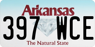 AR license plate 397WCE