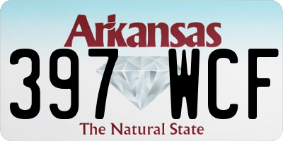 AR license plate 397WCF