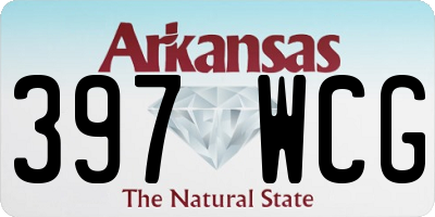 AR license plate 397WCG