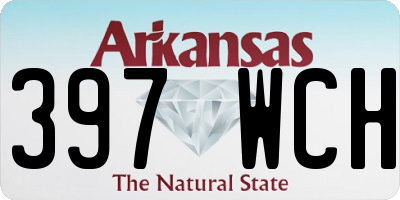 AR license plate 397WCH