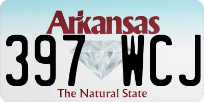 AR license plate 397WCJ