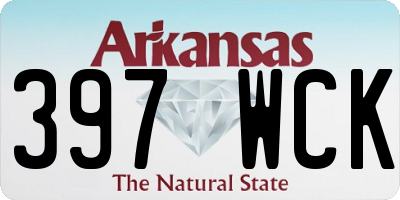 AR license plate 397WCK