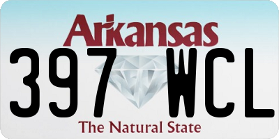 AR license plate 397WCL