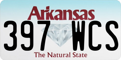 AR license plate 397WCS