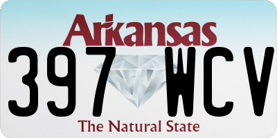 AR license plate 397WCV