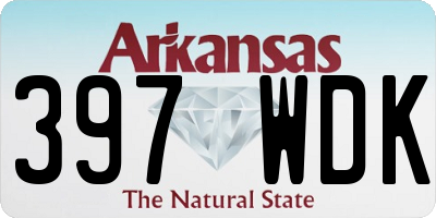 AR license plate 397WDK