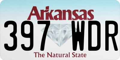 AR license plate 397WDR