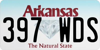 AR license plate 397WDS