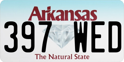 AR license plate 397WED