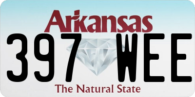 AR license plate 397WEE