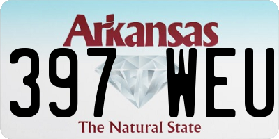 AR license plate 397WEU