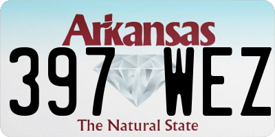 AR license plate 397WEZ