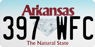 AR license plate 397WFC