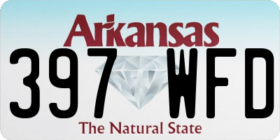 AR license plate 397WFD
