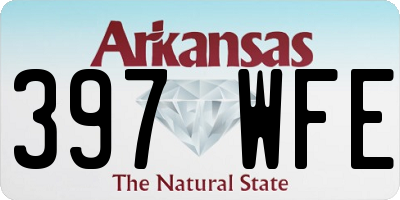 AR license plate 397WFE