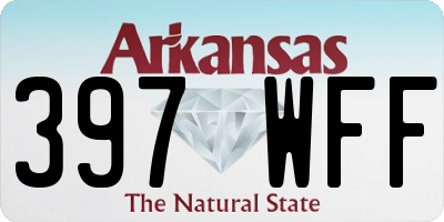 AR license plate 397WFF
