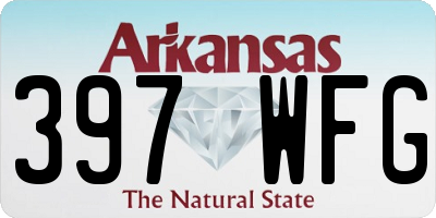AR license plate 397WFG