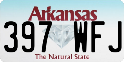 AR license plate 397WFJ