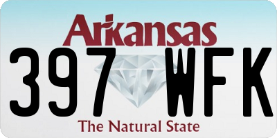 AR license plate 397WFK