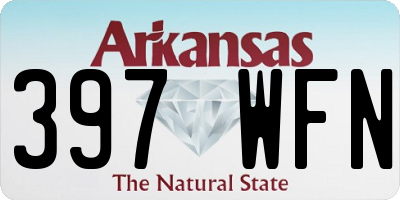 AR license plate 397WFN