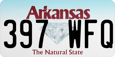 AR license plate 397WFQ