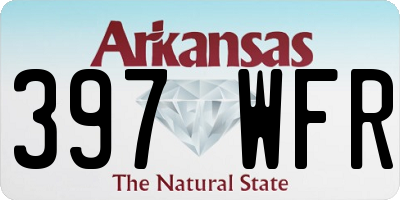 AR license plate 397WFR