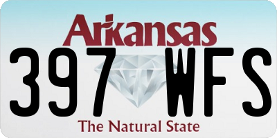 AR license plate 397WFS