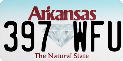 AR license plate 397WFU