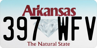 AR license plate 397WFV