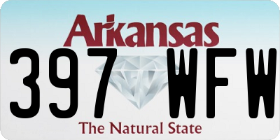 AR license plate 397WFW