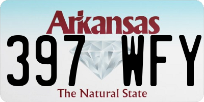 AR license plate 397WFY