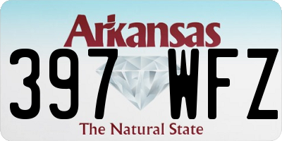 AR license plate 397WFZ